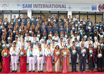 इण्टरनेशनल स्पोर्टस, आर्टस एण्ड म्यूजिक  प्रतियोगिता ‘सैम-2024’ का भव्य उद्घाटन