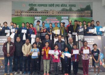 ओपन स्कूली बैडमिंटन प्रतियोगिता 2024 बालक एवं बालिका) का समापन