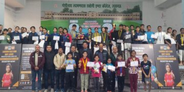 ओपन स्कूली बैडमिंटन प्रतियोगिता 2024 बालक एवं बालिका) का समापन