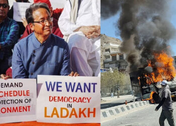 लेह हिंसा के बाद सोनम वांगचुक NSA के तहत गिरफ्तार, पत्नी बोलीं- सरकार गिर रही है नीच स्तर पर