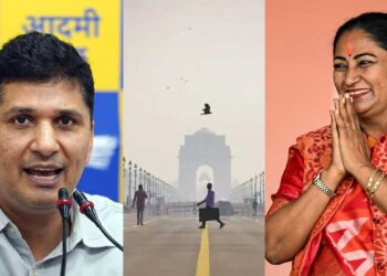 कहां गई कृत्रिम बारिश की घोषणा, दिवाली के बाद बढ़ते प्रदूषण पर AAP ने बीजेपी सरकार को घेरा