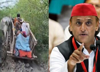 बैलगाड़ी से अस्पताल पहुंची गर्भवती महिला, अखिलेश यादव बोले,भाजपा ने एंबुलेंस को बना दिया बुलऐंस