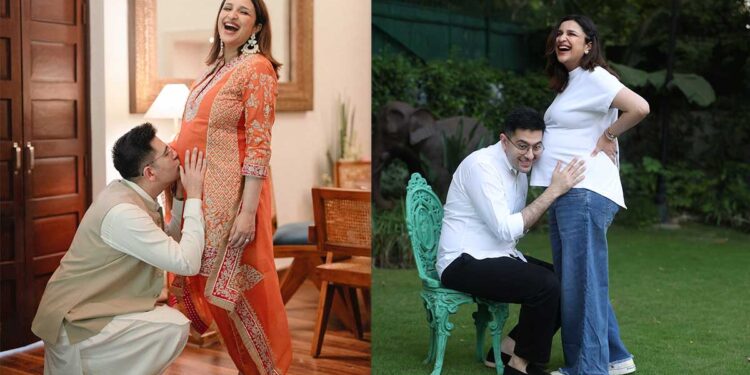 Parineeti Chopra Birthday: राघव चड्ढा का प्यारभरा बर्थडे सरप्राइज, परिणीति चोपड़ा के बेबी बंप फोटोशूट की तस्वीरें वायरल
