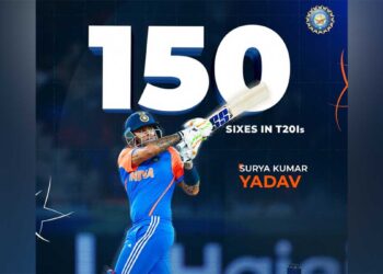 IND vs AUS 1st T20, सूर्यकुमार यादव ने रचा नया इतिहास, बने टी20 इंटरनेशनल में 150 छक्के लगाने वाले दुनिया के 5वें बल्लेबाज