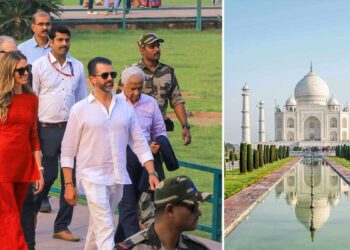 डोनाल्ड ट्रंप जूनियर उदयपुर में 'शाही शादी' में शामिल होने भारत पहुंचे, ताजमहल का किया दीदार