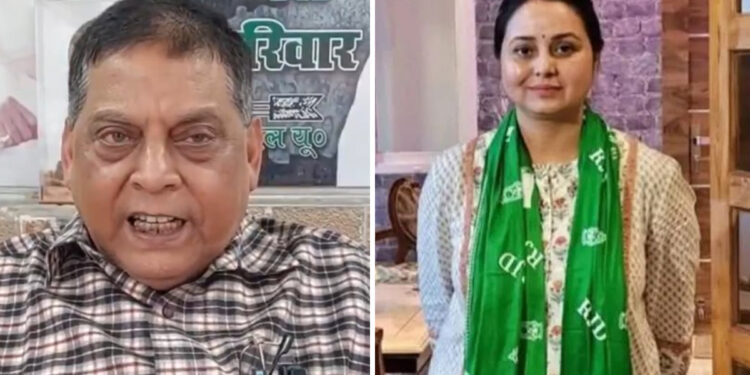 जिस बेटी ने लालू यादव की जान बचाई, आज वही..., रोहिणी आचार्य के ऐलान पर JDU ने RJD प्रमुख को घेरा