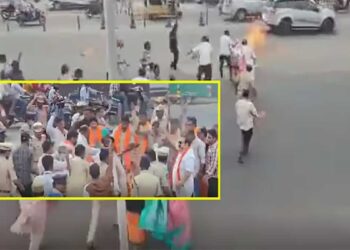 पिछड़े वर्ग को आरक्षण देने पर तेलंगाना में गरमाई सियासत, हैदराबाद में BJP ने फूंका CM का पुतला, कई नेता गिरफ्तार