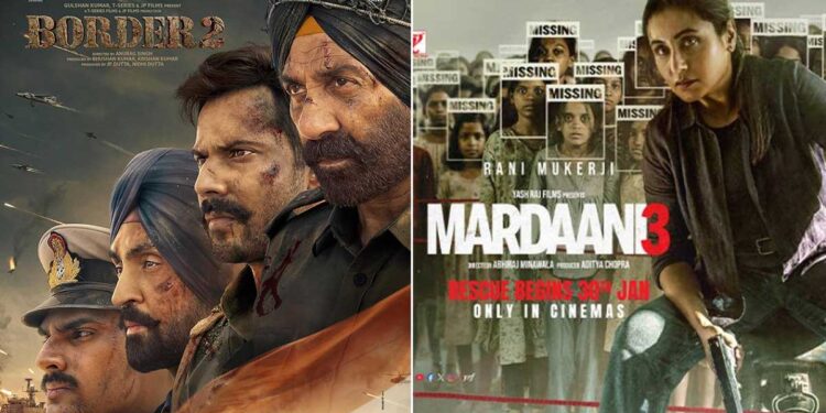 Border 2 Vs Mardaani 3, बॉक्स ऑफिस पर सनी पाजी की दहाड़, रानी मुखर्जी का भी चल गया जादू, जानिए सोमवार को किसने मारी बाजी