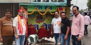झूलेलाल जयंती पर सेवा की मिसाल, इंदिरा नगर में निःशुल्क प्याऊ का उद्घाटन