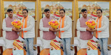 भाजपा की प्रचंड जीत पर आफताब आलम उर्फ आफताब पठान ने दी बधाई, संगठन महामंत्री धर्मपाल सिंह से की मुलाकात