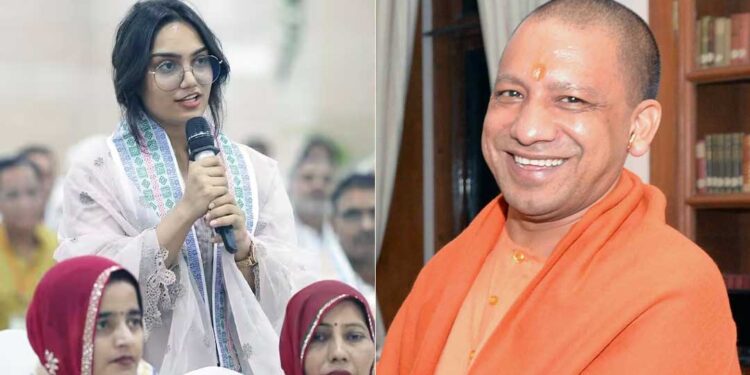 जेवर की बेटी डॉक्टर हीरा राशिद ने CM योगी से कही बड़ी बात, बोलीं- 'आप भविष्य में प्रधानमंत्री बनें'