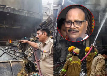 लखनऊ अग्निकांड पर छलका डिप्टी CM ब्रजेश पाठक का दर्द, मीडिया से बात करते हुए रो पड़े; 15 छात्रों की मौत से मचा हड़कंप