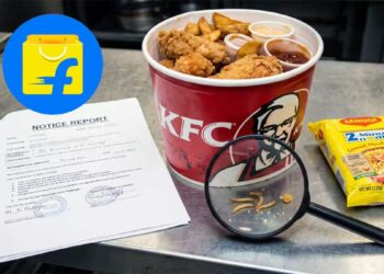 FSSAI का बड़ा एक्शन: KFC, Flipkart और Nestlé को नोटिस, खाने के सामान में कीड़े और गंदगी की शिकायतों पर सख्ती