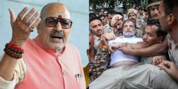 Rahul Gandhi Protest: गिरिराज सिंह का बड़ा हमला, बोले- 'देशद्रोह का मुकदमा चले', विपक्ष ने भी साधा सरकार पर निशाना