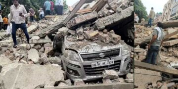 Delhi Building Collapse: रोहिणी में बारिश के बीच गिरी 4 मंजिला बिल्डिंग, मलबे में कई लोगों के दबे होने की आशंका