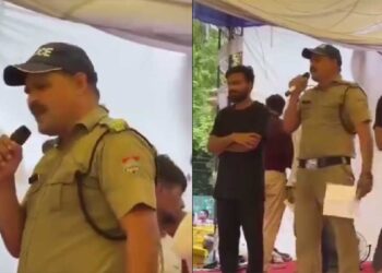 CJP Protest में पुलिस कॉन्स्टेबल ने उतारा बैज! छात्रों के समर्थन में नौकरी छोड़ने का दावा, अब विभाग करेगा कार्रवाई?