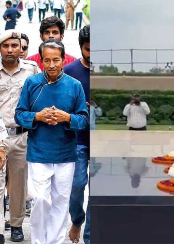 Hospital से डिस्चार्ज होते ही Rajghat पहुंचे Sonam Wangchuk, बोले- 'बापू का रास्ता आज भी उतना ही प्रासंगिक'