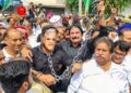 Gyanesh Kumar के खिलाफ कांग्रेस का देशभर में प्रदर्शन, जयपुर में Water Cannon से रोकने की कोशिश; JP Nadda ने साधा निशाना