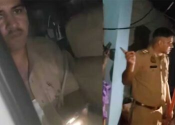 BJP बूथ अध्यक्ष से मारपीट का आरोप, दारोगा ने तानी पिस्टल! बट से सिर पर वार के बाद हुआ बड़ा एक्शन