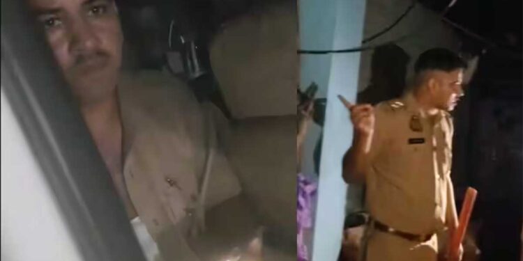 BJP बूथ अध्यक्ष से मारपीट का आरोप, दारोगा ने तानी पिस्टल! बट से सिर पर वार के बाद हुआ बड़ा एक्शन
