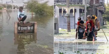 Lucknow Flood: 10 हजार से ज्यादा परिवार पानी में घिरे, छतों पर कट रही जिंदगी; विधायक की गाड़ी रोककर हंगामा