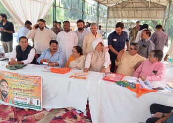 आगरा ग्रामीण के अकोला ब्लॉक में भाजपा नेता उपेंद्र सिंह ने निभाई चुनावी जिम्मेदारी